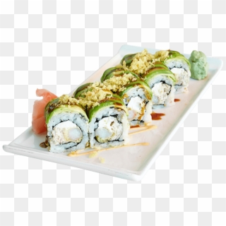 Sushi Rolls Plate Png, Transparent Png