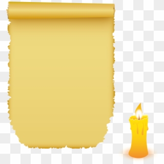 Notebook Png Picture - شمعة وورقة, Transparent Png