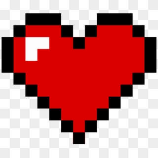 Pixelated Png - Heart Pixel Art Png, Transparent Png