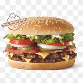 Picture Transparent Library Hungry Jacks Whopper Burger - Hungry Jacks Double Whopper, HD Png Download