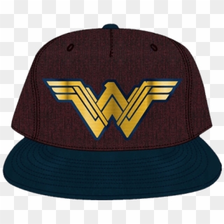 Wonder Woman Logo Red Cap - Wonder Woman Logo On Caps, HD Png Download