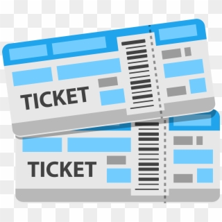 Airplane Ticket Clipart Png, Transparent Png