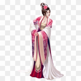 Geisha Png - Geisha - Chinese Ladies Cross Stitch, Transparent Png