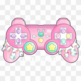 Graphic Transparent Library Game Controllers Video - Cute Gaming Controller Drawing, HD Png Download