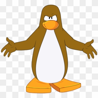 First Was Kirby With Human Feet, Now This - Brown Penguin Club Penguin, HD Png Download