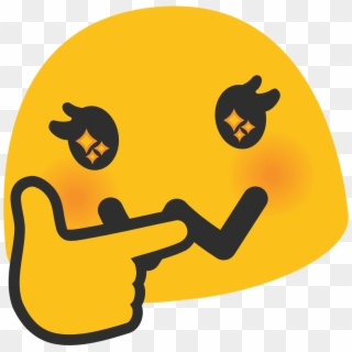Emoji Thinking About You Hot Trending Now Png Discord - Thinking Emoji Meme  Jojo, png, transparent png