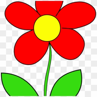 Red Flower Clipart - Flower Clipart, HD Png Download