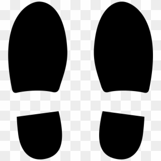 Generic Person Icon - Black Footprints, HD Png Download
