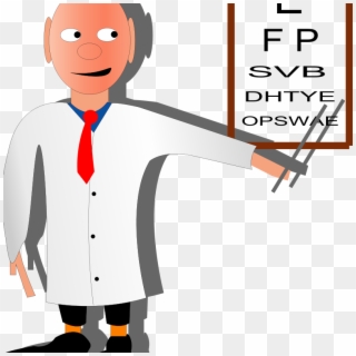 Eye Doctor Clipart - Free Images Of Cartoon Eye Doctors, HD Png Download