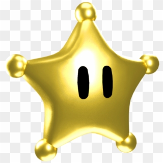 Mario Clipart Gold Star - Super Mario Galaxy Star, HD Png Download