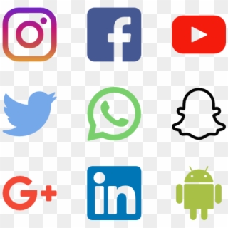 Home Icons Social Media - Social Media Logos Transparent, HD Png Download