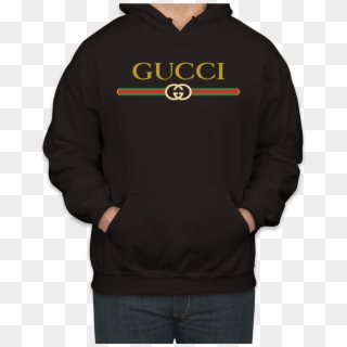 Awesome Gucci Logo Print Unisex Hoodie - Gucci, HD Png Download