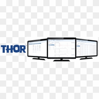 Thor Monitors With Logo - Computer Monitor, HD Png Download