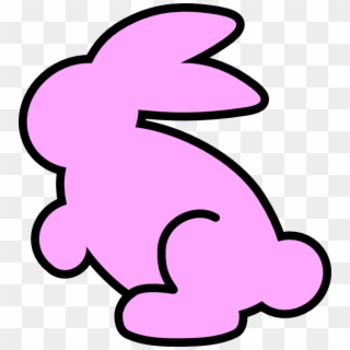 Download This Image As - Bunny Clip Art Pink, HD Png Download