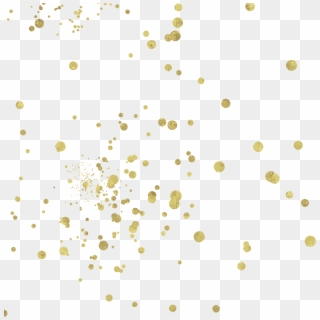 Gold Confetti Overlay - Illustration, HD Png Download