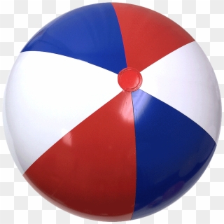 Largest Selection Of Beach Balls - Red White Blue Beach Ball, HD Png Download