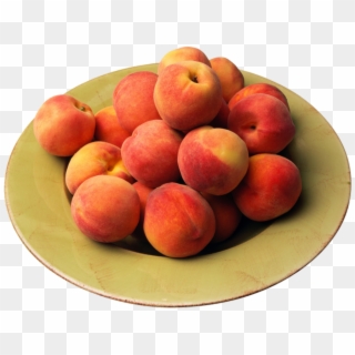Peaches Sticker - Peach On A Plate, HD Png Download