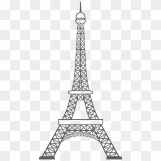 1600 X 2400 14 - Eiffel Tower Simple Outline, HD Png Download
