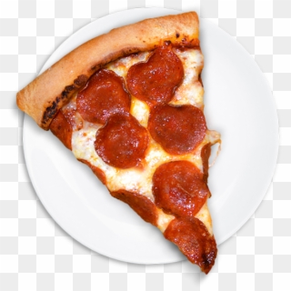 Pepperoni Pizza Slice Woodstock's - Pizza Teeth, HD Png Download