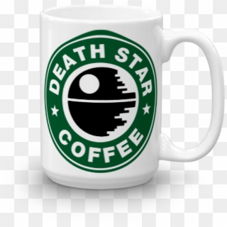 Death Star Starbucks Inspired Coffee Tea Mug - Harry Potter Starbucks Logo, HD Png Download