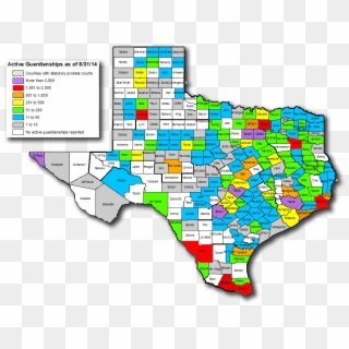 Texas Guardianship Pictures To Pin On Pinterest Pinsdaddy - Texas Map With Legend, HD Png Download