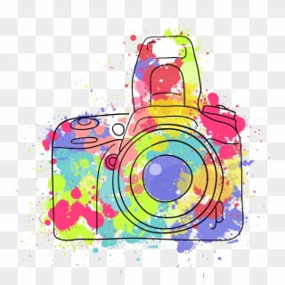 Camera Photography Photographer Watercolor Painting, HD Png Download
