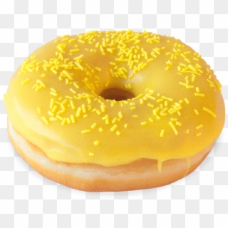 Pineapple Iced Ring - Yellow Doughnuts, HD Png Download