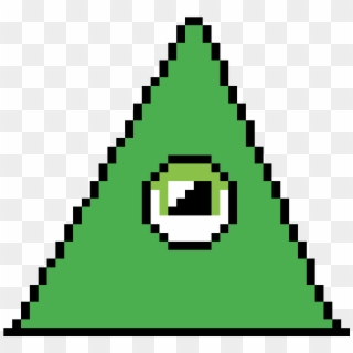 Illuminati - Pixel Art Minecraft Fácil, HD Png Download