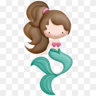 Mermaids - Little Girl Mermaid Clip Art, HD Png Download