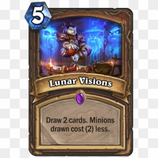 Lunar Visions Card - Hearthstone The Third Seal, HD Png Download