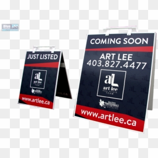 Coming Soon And Just Listed Sandwich Boards - Signage, HD Png Download