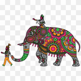 Elephant India Transparent, HD Png Download