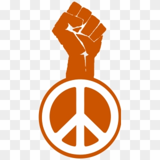 Fight The Power Occupy Wall Street Peace Fist Groovy - Symbols For Black Power, HD Png Download