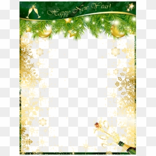 3415 X 4478 13 - Happy New Year 2019 Frame Png, Transparent Png