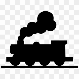 Free Png Train Engine - Steam Train Silhouette, Transparent Png
