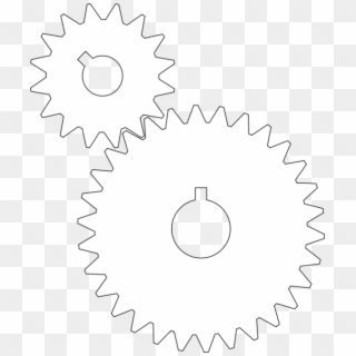 555 X 657 3 - Gears White Png, Transparent Png