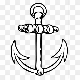 Anchor - Anchor Black And White, HD Png Download