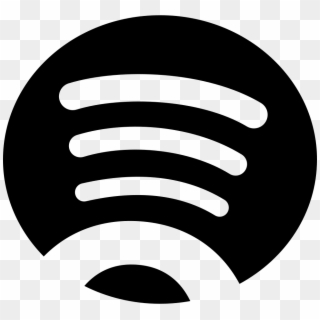 Png File - Spotify Icon Black Png, Transparent Png