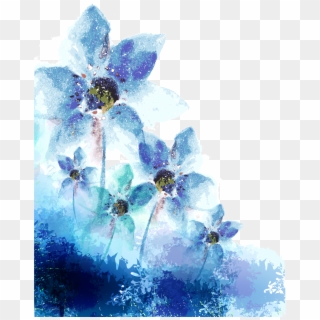 2486 X 3100 40 - Watercolor Flower Png Purple, Transparent Png