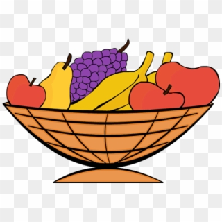 Thanksgiving Baskets Clipart - Transparent Fruit Basket Clip Art, HD Png Download