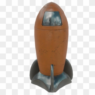 Garbage Can Png - Fallout 4 Rocket Trash Can, Transparent Png