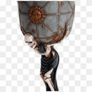 Atlas Skeleton Goblet Cc11880 By Medieval Collectibles - Christian Cross, HD Png Download