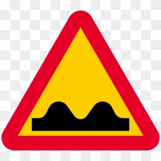 File Sweden Road Sign A8 Svg Wikimedia Commons - Speed Humps Road Sign, HD Png Download