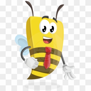 Lee The Business Bee - Cartoon, HD Png Download