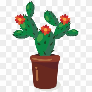 Clipart Cactus Intended For Cactus Clipart - Cactus Clipart, HD Png Download