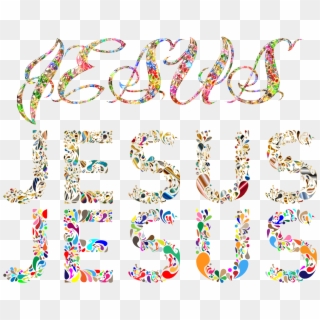 Jesus Png Jesus Png Religious Words Word Png Shapes, Transparent Png