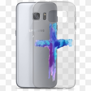 Watercolor Cross Samsung Case, HD Png Download