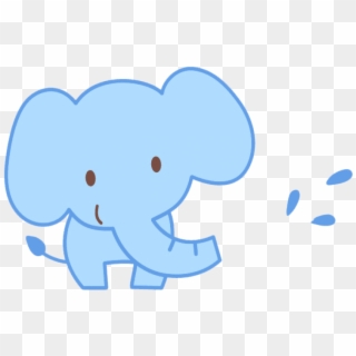 Free Png Download Cute Baby Elephant Cartoon Png Images - Baby Elephant Cartoon Png, Transparent Png