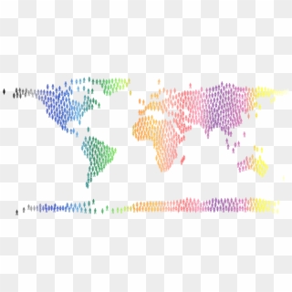 This Free Icons Png Design Of People World Map Prismatic, Transparent Png