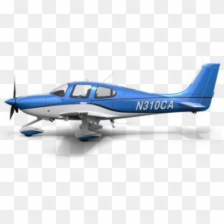 2016 Sr22 Sideview Blue - Cirrus Sr22 Side View, HD Png Download